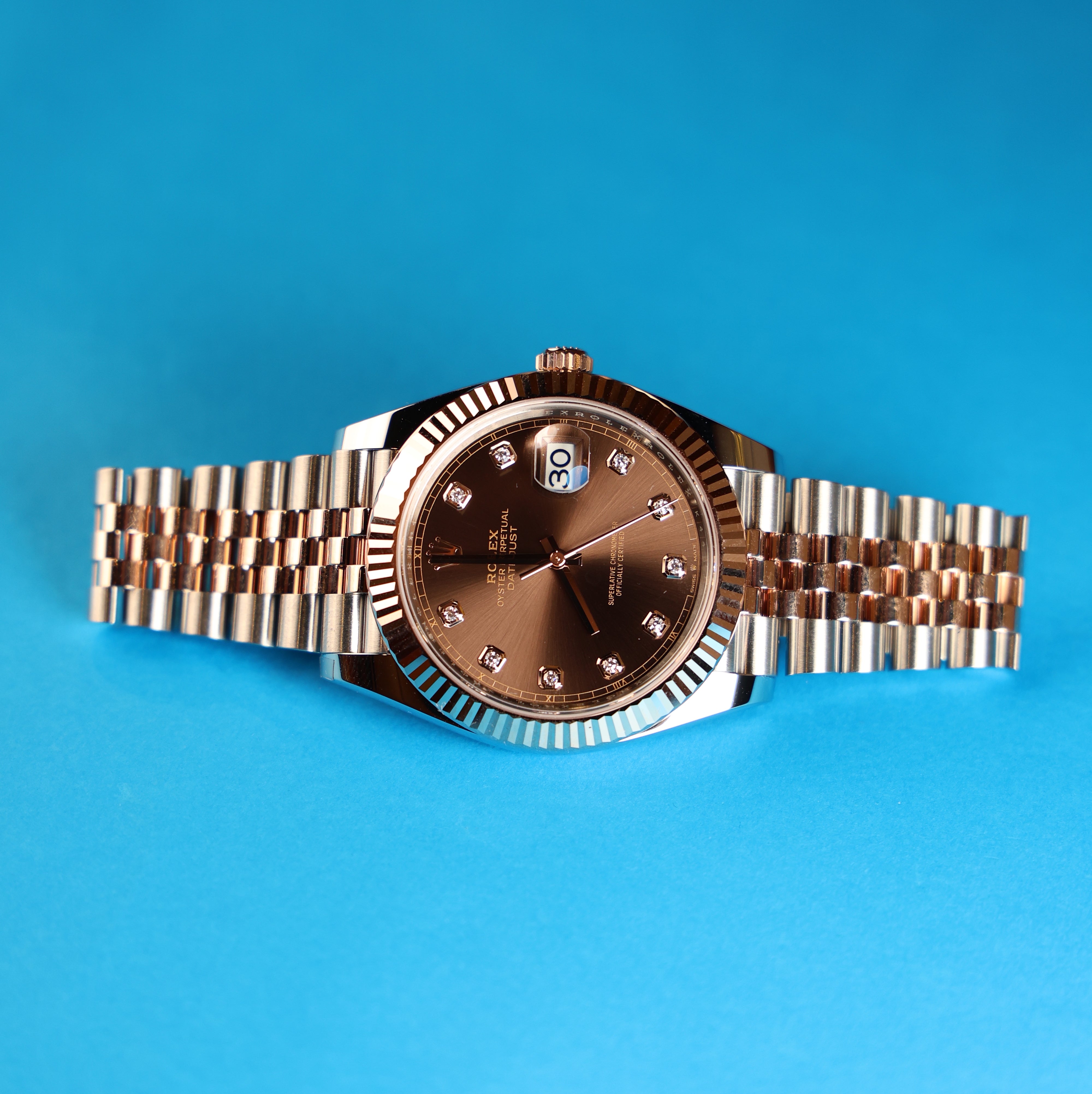 Rolex Datejust 41mm Choc 10pt - Watch